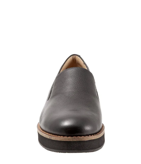 Softwalk Women's Whistle Slip On - Size: 9, Black