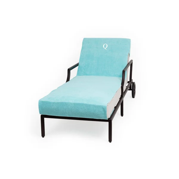 Linum Home Personalized 100% Turkish Cotton Chaise Lounge Cover - Q