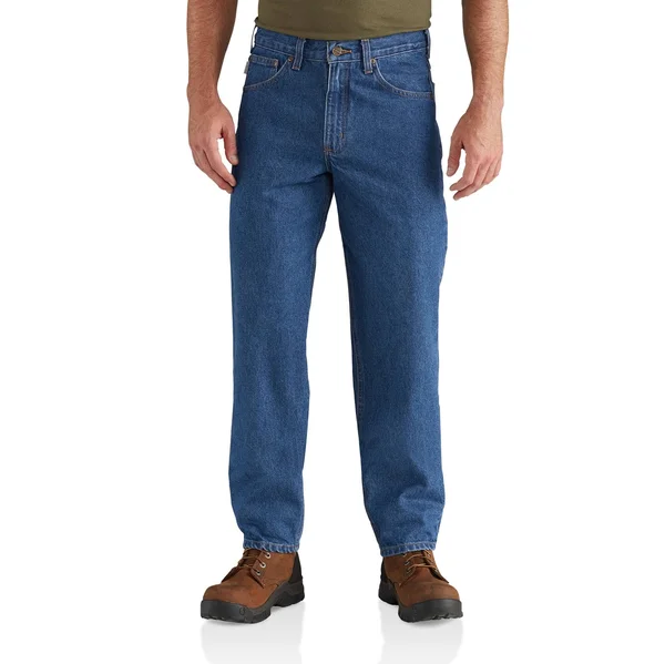 Carhartt Relaxed Fit Tapered Leg Jean (Darkstone) Men's Jeans