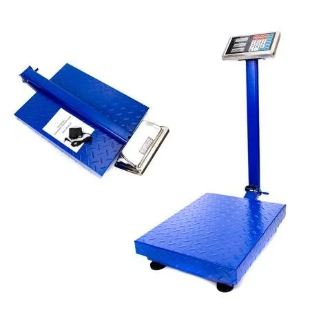 Ktaxon 600lb 300kg Weight Price Scale Digital Floor Platform Shipping Warehouse Postal - Blue