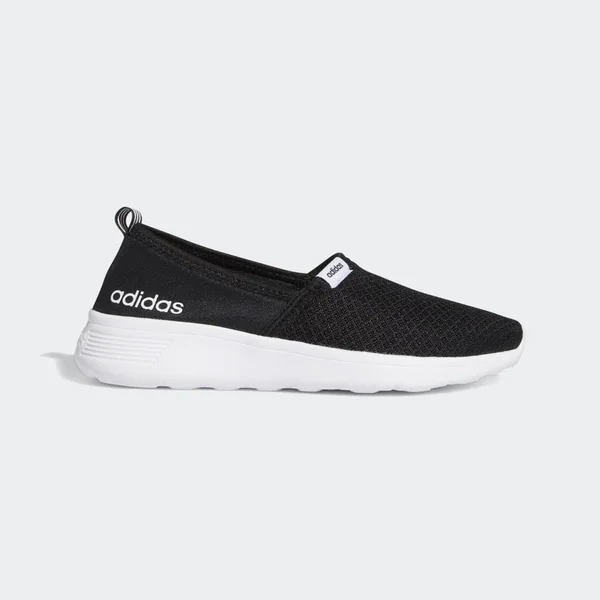 Adidas Lite Racer Slip-On Shoes - Women's - Core Black, Cloud White - 7.5