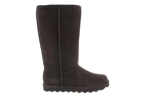 Bearpaw Women's Chocolate Elle Tall Wide Boots, Size 6, Brown
