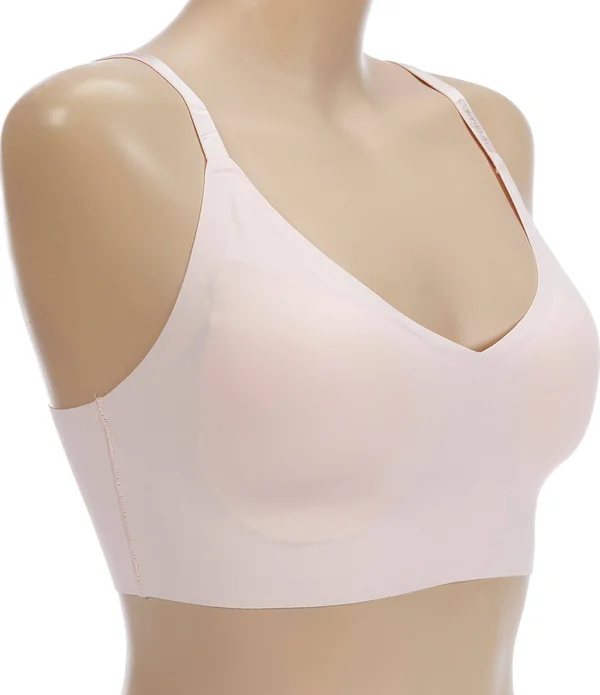 Calvin Klein Women's Invisibles Lightly Lined Triangle Bralette - Pink - XL