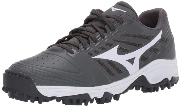 Mizuno Men's Ambition All Surface Low Turf Shoe - Gray/White - 15