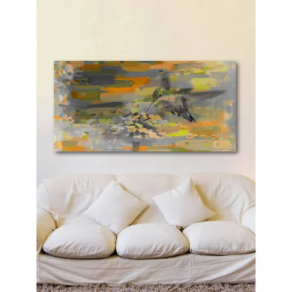 Parvez Taj Whirly Bird Art Print on Premium Canvas