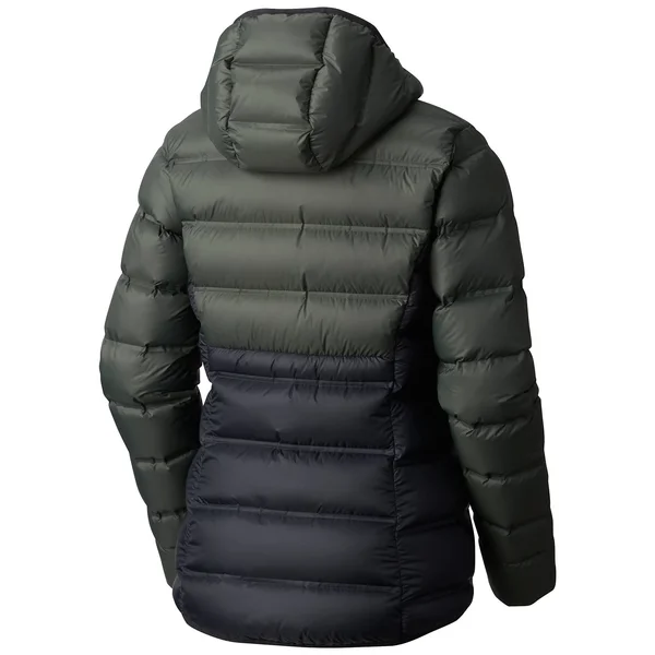 Columbia Women's Explorer Falls Hooded Jacket - Small - Black, Gravel