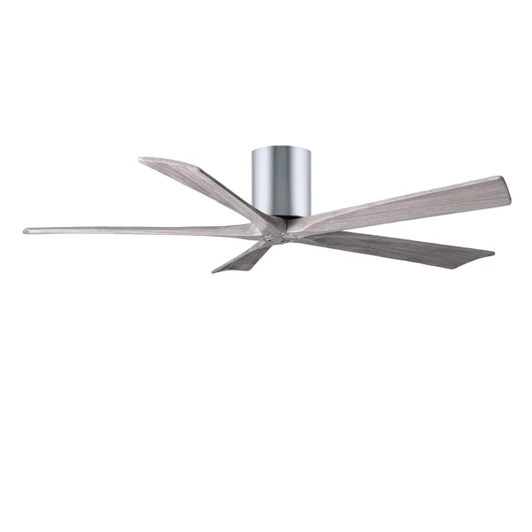 Irene Hugger Ceiling Fan by Matthews Fan Company - Polished Chrome, IR5H-CR-BW-60