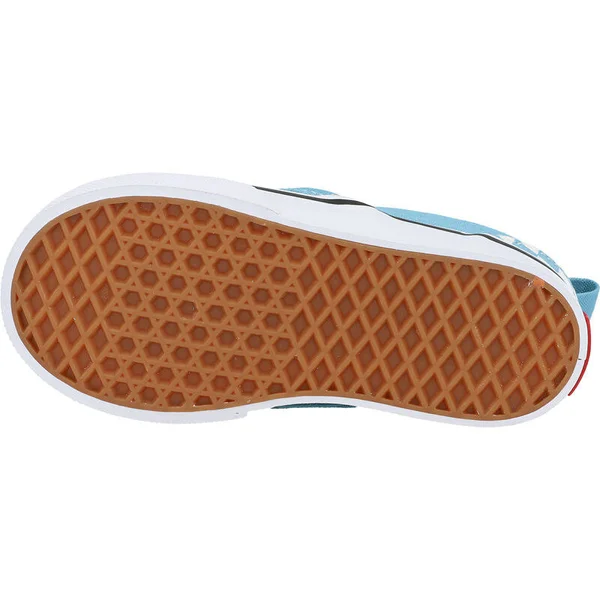 Vans Toddler Checkerboard Slip-On V (Delphinium Blue/True White) 8.5 Toddler