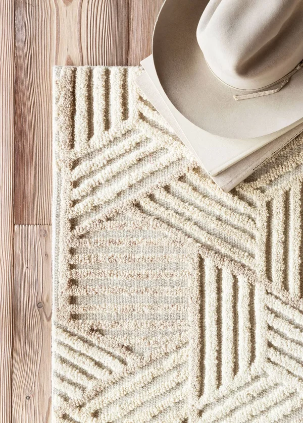 Loloi Ehren EHR-04 3&6x22 x 5&6x22 Oatmeal, Ivory Rug