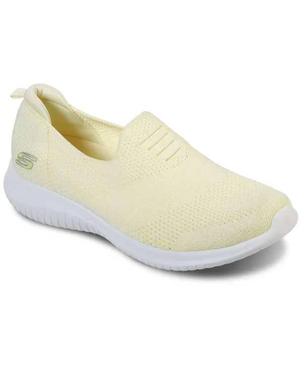 Skechers Ultra Flex Harmonious Slip-On Sneaker - Women's - Pale Yellow