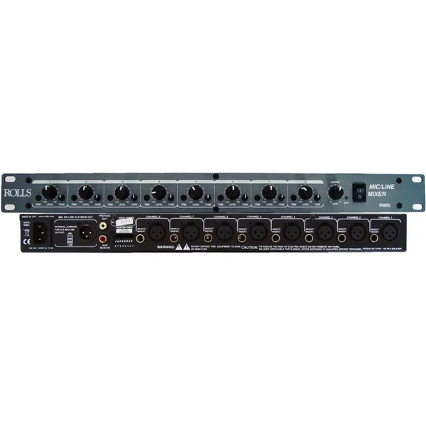 Rolls RM82 Analog Mixer - Rack-mount