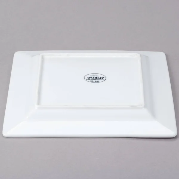 World Tableware SL-10S Slate 10-5/8x22 Carved Rim Square Plate