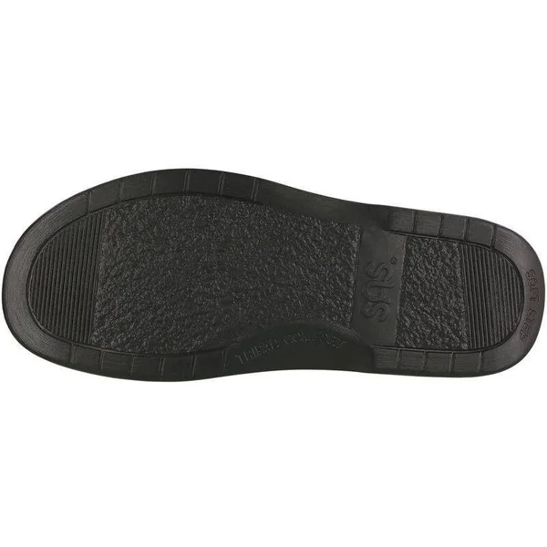 SAS Men's Side Gore Slip on Loafer - Black Smooth N - 12.5
