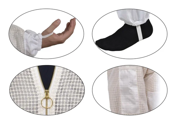 Humble Bee 421-L Aerated Beekeeping Suit with Fencing Veil (Large)