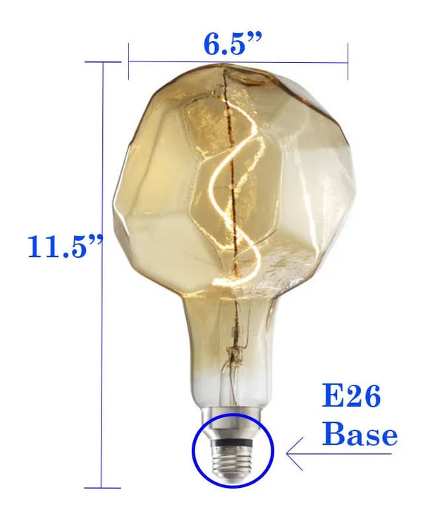 Bulbrite 776318 LED Light Bulb Amber