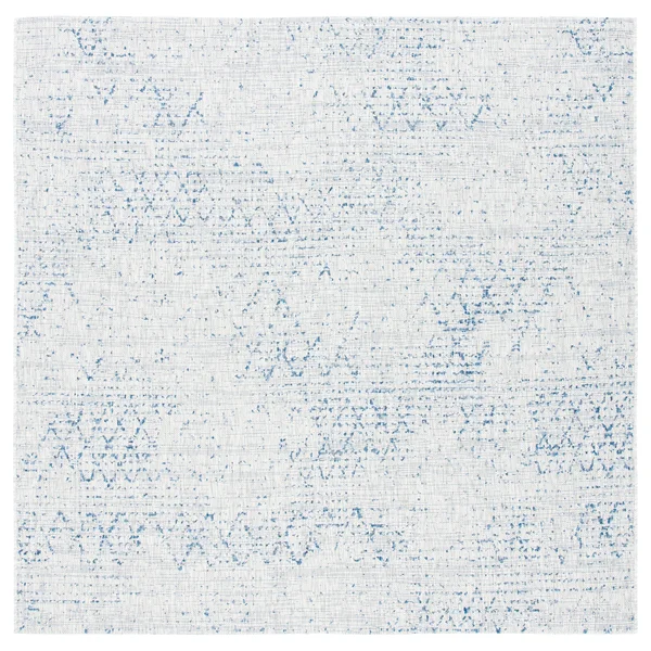 Safavieh Courtyard Marjukka Indoor/ Outdoor Rug - 6&7x22 x 6&7x22 Square - Grey/Navy