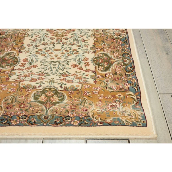 Kathy Ireland Antiquities Area Rug - Ivory, 2&2x22 x 7&6x22