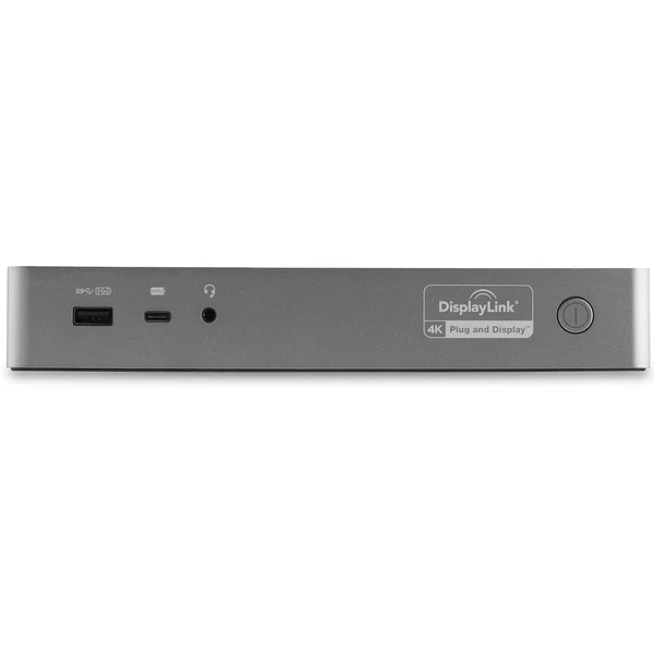 StarTech.com USB-C & USB-A Dock with Hybrid Universal Laptop Docking Station with 100W Power Delivery with Dual Monitor 4K 6