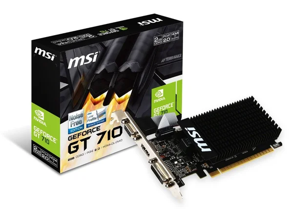 MSI GT 710 2GD5 LP GeForce GT 710 2GB GDDR5 Graphics Card