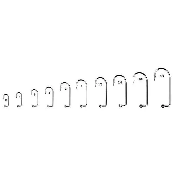 Eagle Claw 575 Aberdeen Jig Fishing Hooks Gold (1000)