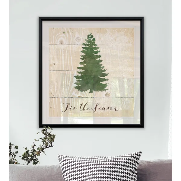 TIS The Season Pine -Framed Giclee Print - 34x34