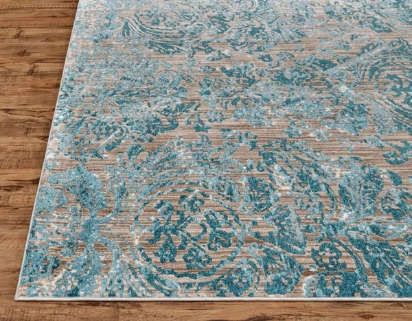 Weave & Wander Aqua Arsene 5 ft 3 in x 7 ft 6 in Area Rug