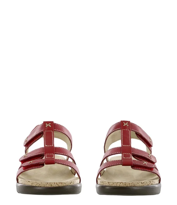 SAS Women's Sorrento T-Strap Sandal - Woven Brandy M, 7.5