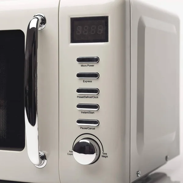 Haden Modern 700-Watt .7 Cubic Foot Microwave with Settings and Timer in Putty Beige 75030
