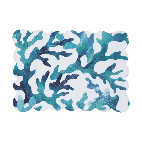 Aqua Reef Napkin Set of 6 in, Rectangle Placemat Cu0026F Home