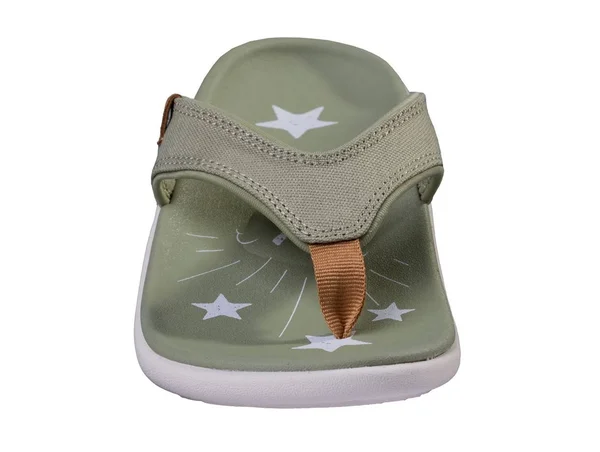 Spenco Orthotic Thong Sandal- Yumi Believe, Size 6 Medium, Sage