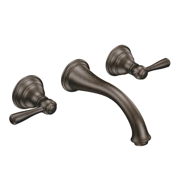 Moen T6107ORB Kingsley Two Handle Wall Mount Bathroom Faucet Oil Rubbed Bronze