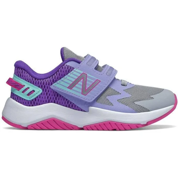 New Balance Kids& Rave Run - Grey/Purple (Size 3 wide)