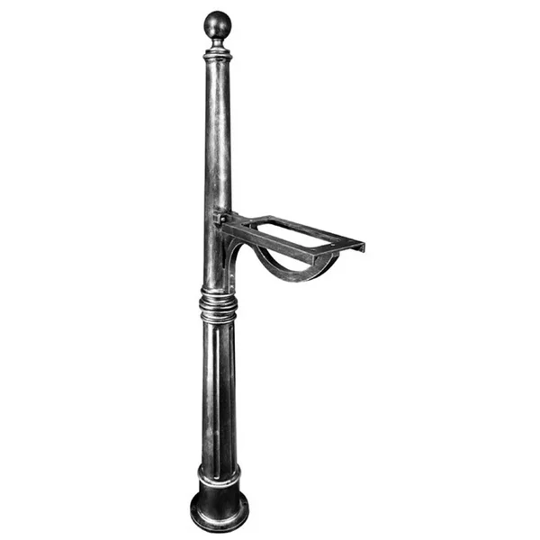 Special Lite SPK-600 Ashland Decorative Mailbox Post, Swedish Silver