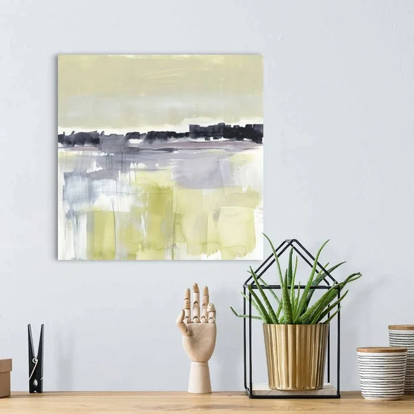 Violet and Olive Field I, Canvas Wall Art, 16x16, Great Big Canvas