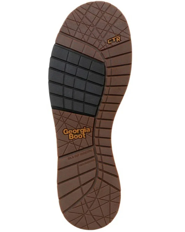Men's Georgia Boot GB00351 Wedge Steel Toe Waterproof Work Boot - Size: 7, Brown
