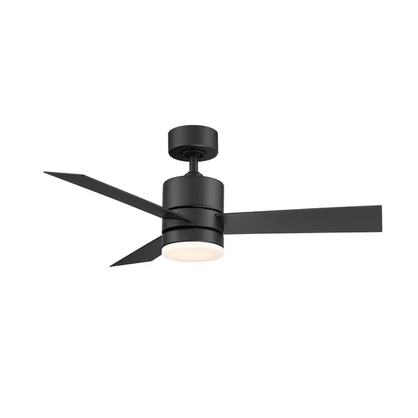 Modern Forms-FR-W1803-44L-35-MB-Axis - 44 inch 3 Blade Ceiling Fan