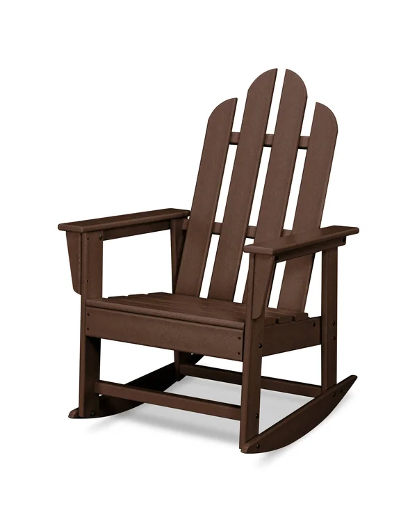 POLYWOOD Long Island Rocking Chair - Mahogany