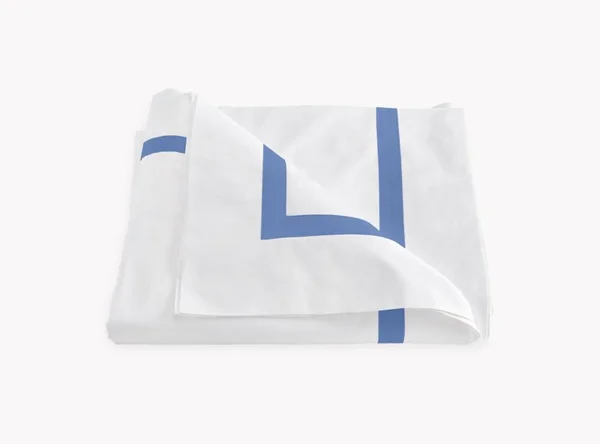 Matouk Lowell Duvet Cover - Azure