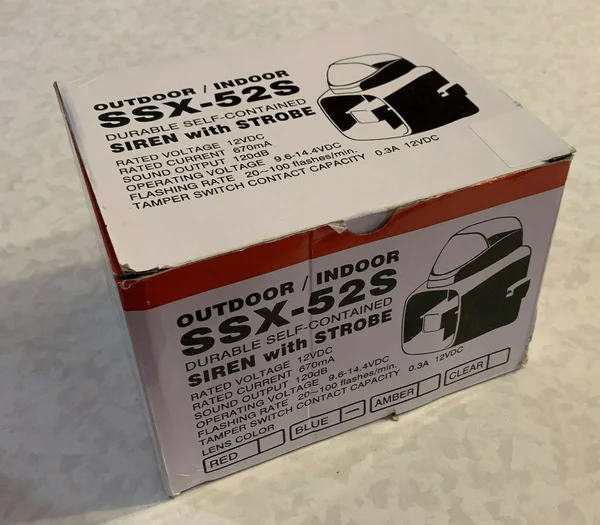 Potter Electric Signal SSX52SB 15W Siren/Strobe - Blue