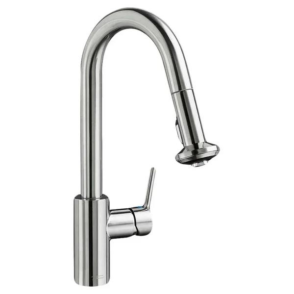 American Standard Memphis Single-Handle Pull-Down Sprayer Kitchen Faucet with 1.8 GPM in Stainless Steel 9379310.075