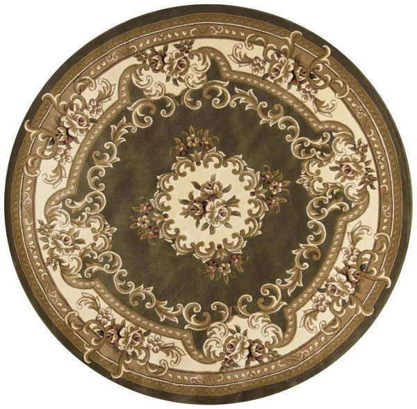 Kas Corinthian 5312 Aubusson 7&7x22 x 10&10x22 Green - Ivory Area Rug