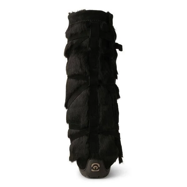 Manitobah Mukluks Women's Tall Wrap Boot Black 9