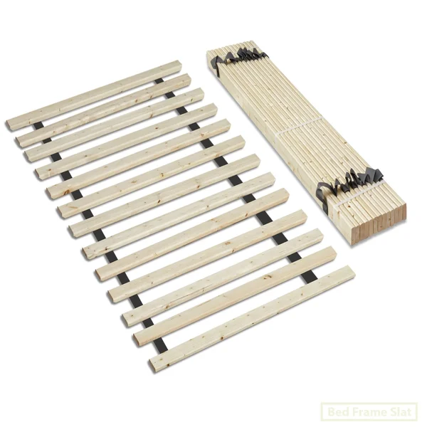 Onetan - Heavy Duty Wooden Bed Slats/Bunkie Board Frame, Size: Twin-XL, Beige