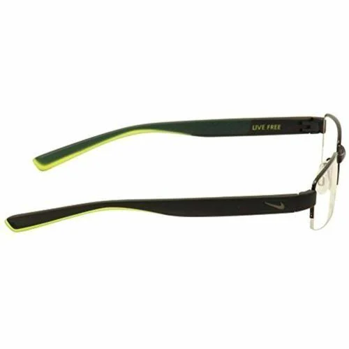 Nike 8165 Mens Eyeglasses 001 Black/Crystal Volt