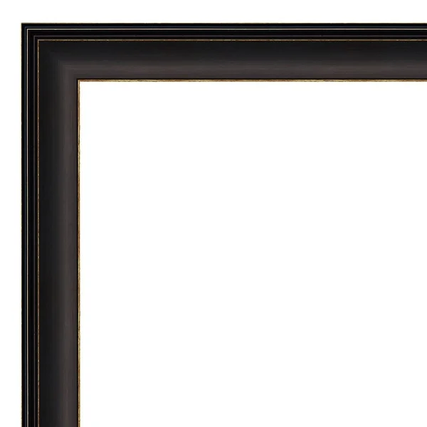 Amanti Art Medium Rectangle Espresso Brown Classic Mirror (25.5 in. H x 34.5 in. W)