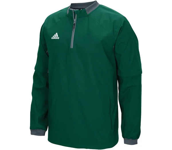 Adidas Men's Fielder&s Choice 1/4 Zip Convertible Jacket, Size: X, Goy