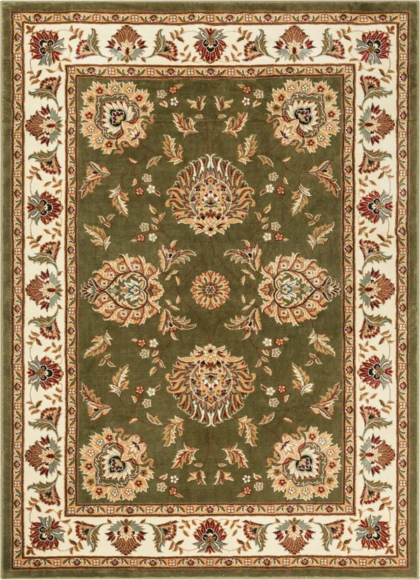 Well Woven Timeless Abbasi Traditional Area Rug, 10&11x22 x 15& - Green