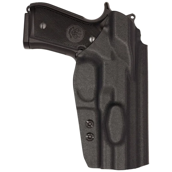 Concealment Express - Beretta 92 Compact Tuckable IWB Kydex Holster Carbon Fiber Black - Left Hand (w/Full Sweatguard)