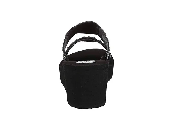 Yellow Box Edily Wedge Sandal, 8.5, Leather