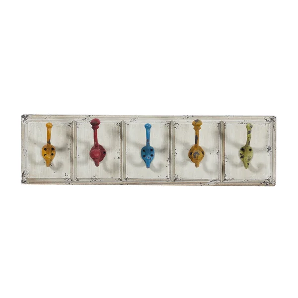 Maison Rouge Lamartine Wood and Metal 24-Inch x 7-Inch Wall Hook